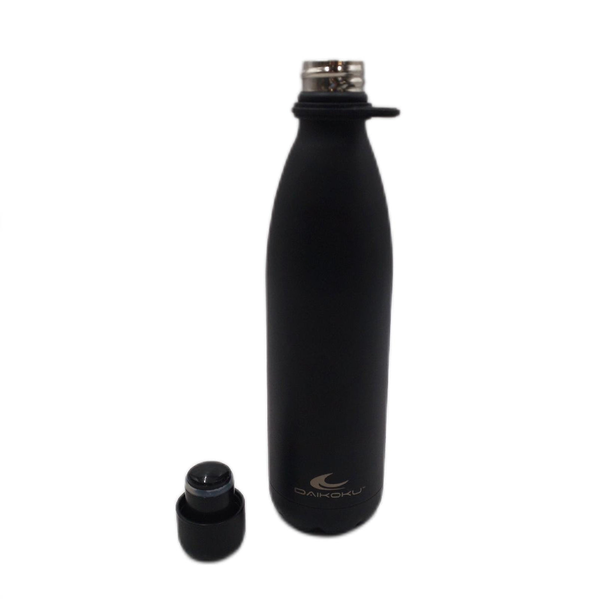 Daikoku Edelstahl Trinkflasche Schwarz 750 ml auslaufsicher