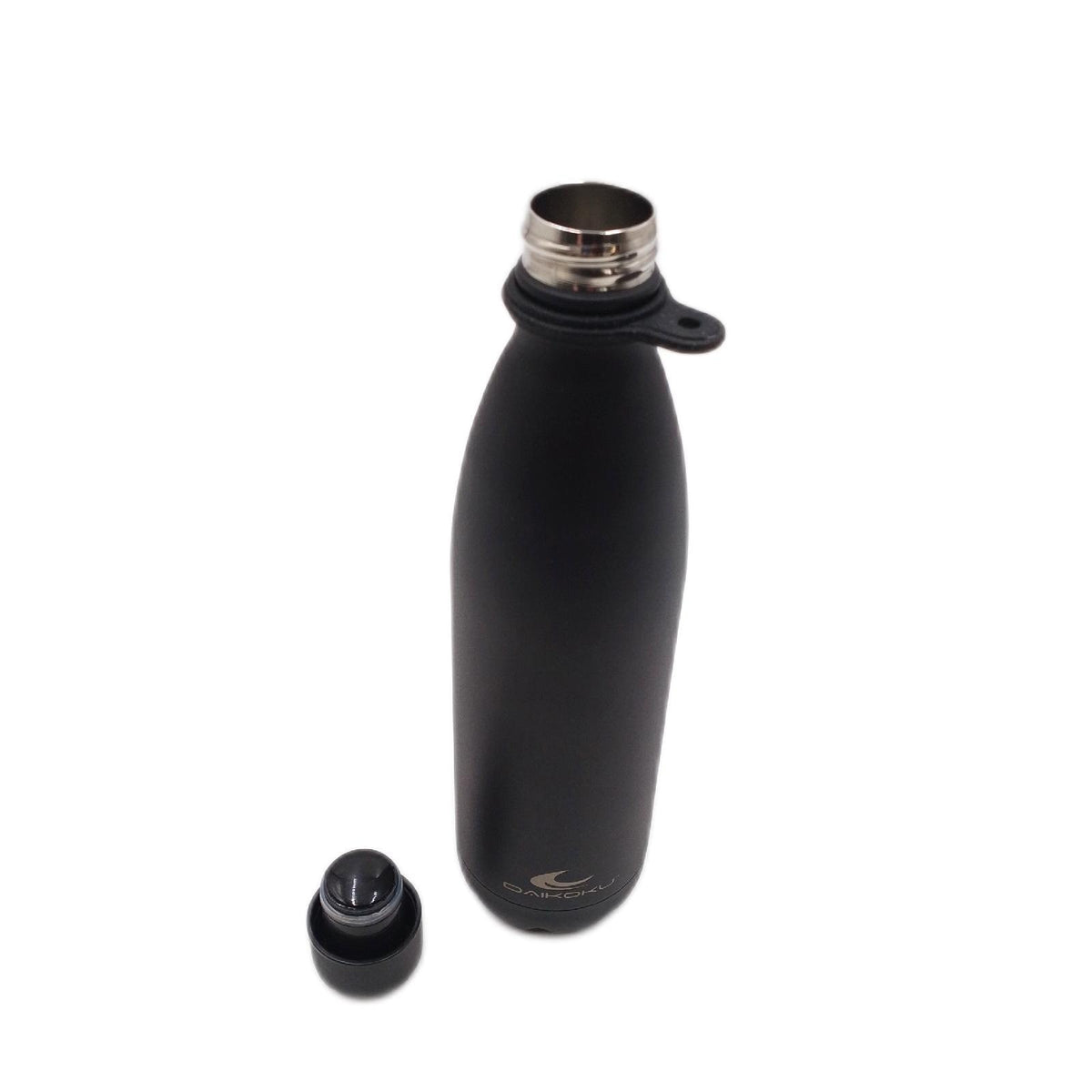 Daikoku Edelstahl Trinkflasche Schwarz 750 ml auslaufsicher