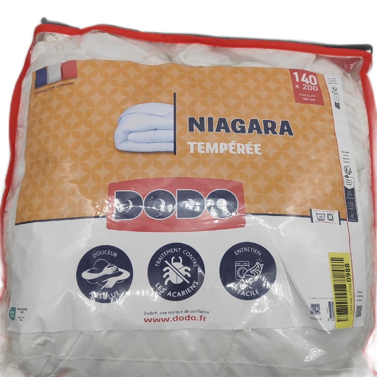 Dodo Bettdecke Niagara 140 x 200 cm geeignet für 1 Person milbenabtötend