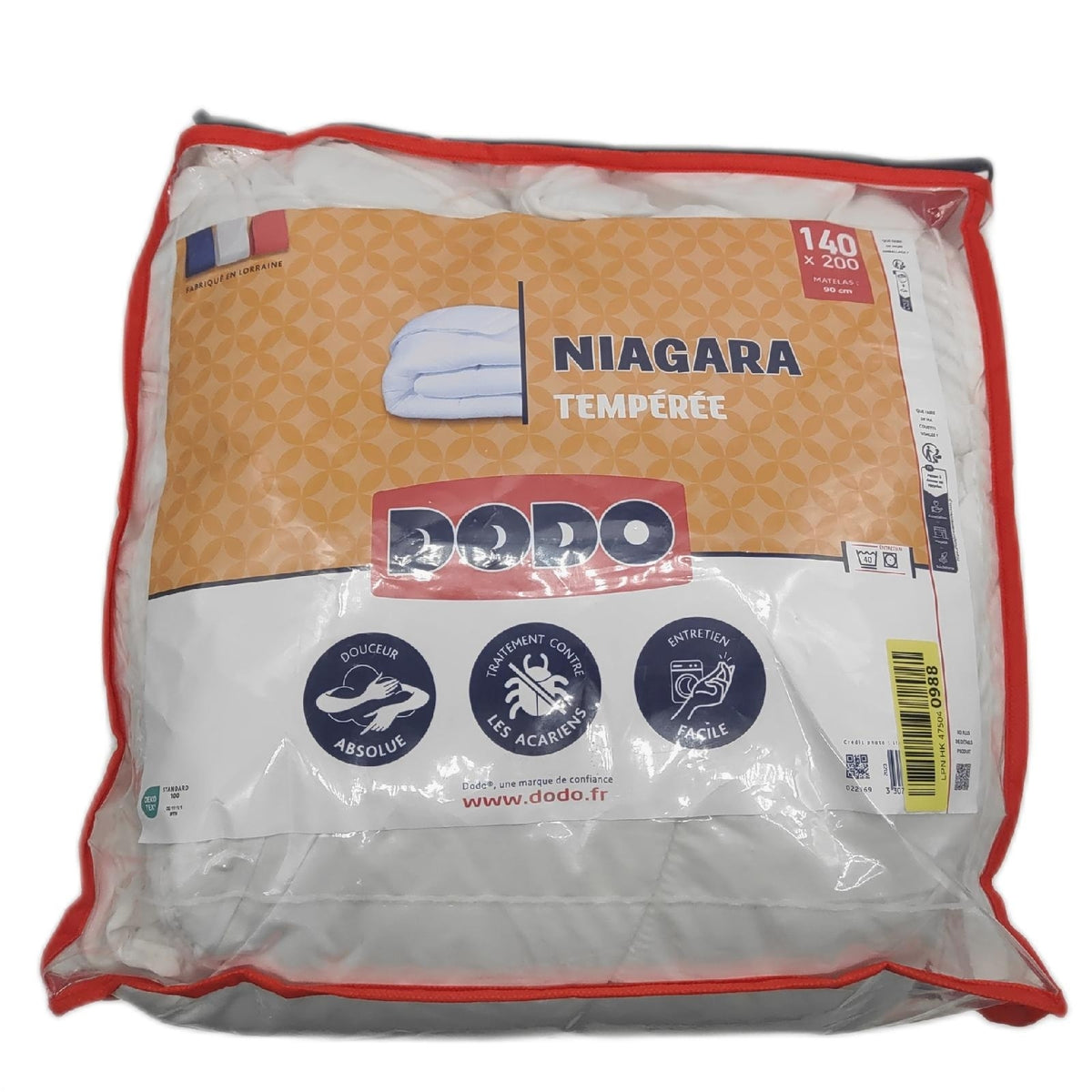 Dodo Bettdecke Niagara 140 x 200 cm geeignet für 1 Person milbenabtötend