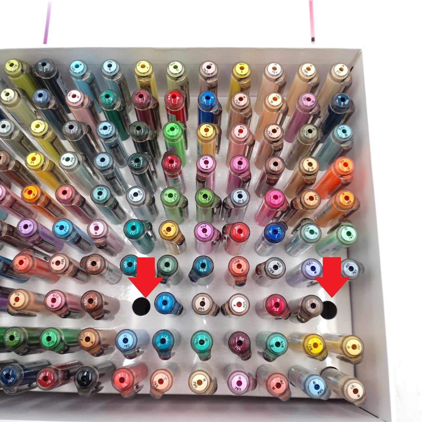 VividHues 118 Stück Acrylfarben Marker Pinselspitzen für Holz Zwei Stifte