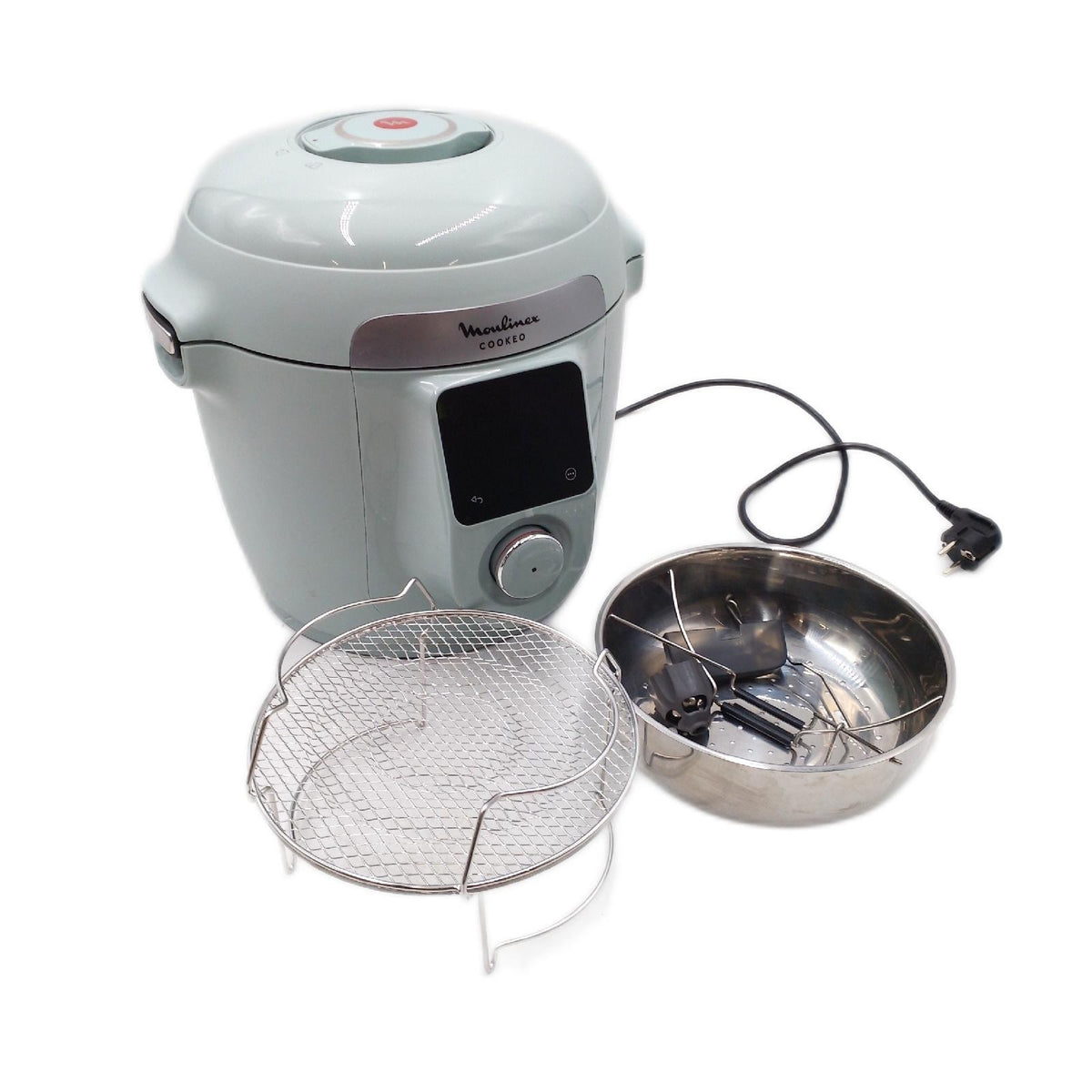Moulinex Cookeo Wifi 10 in 1 Multicooker 6 l Hochdruck Multikocher Schritt fuer Schritt Garanleitung drei Sprachen