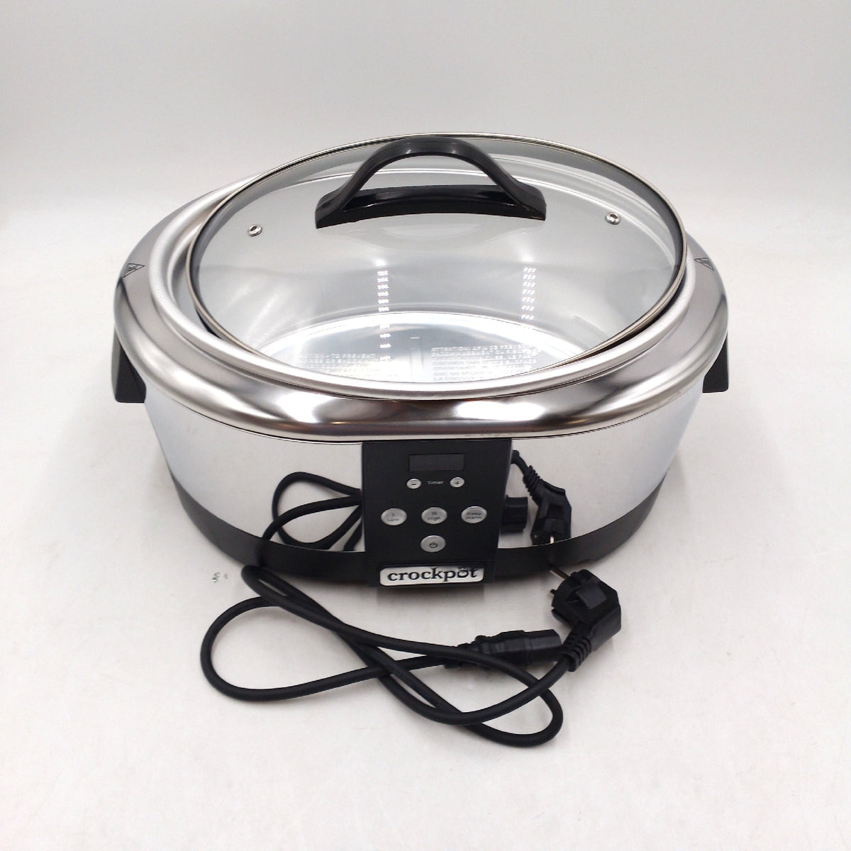 Crockpot Digital Schongarer Slow Cooker 57 l programmierbar ohne Topf