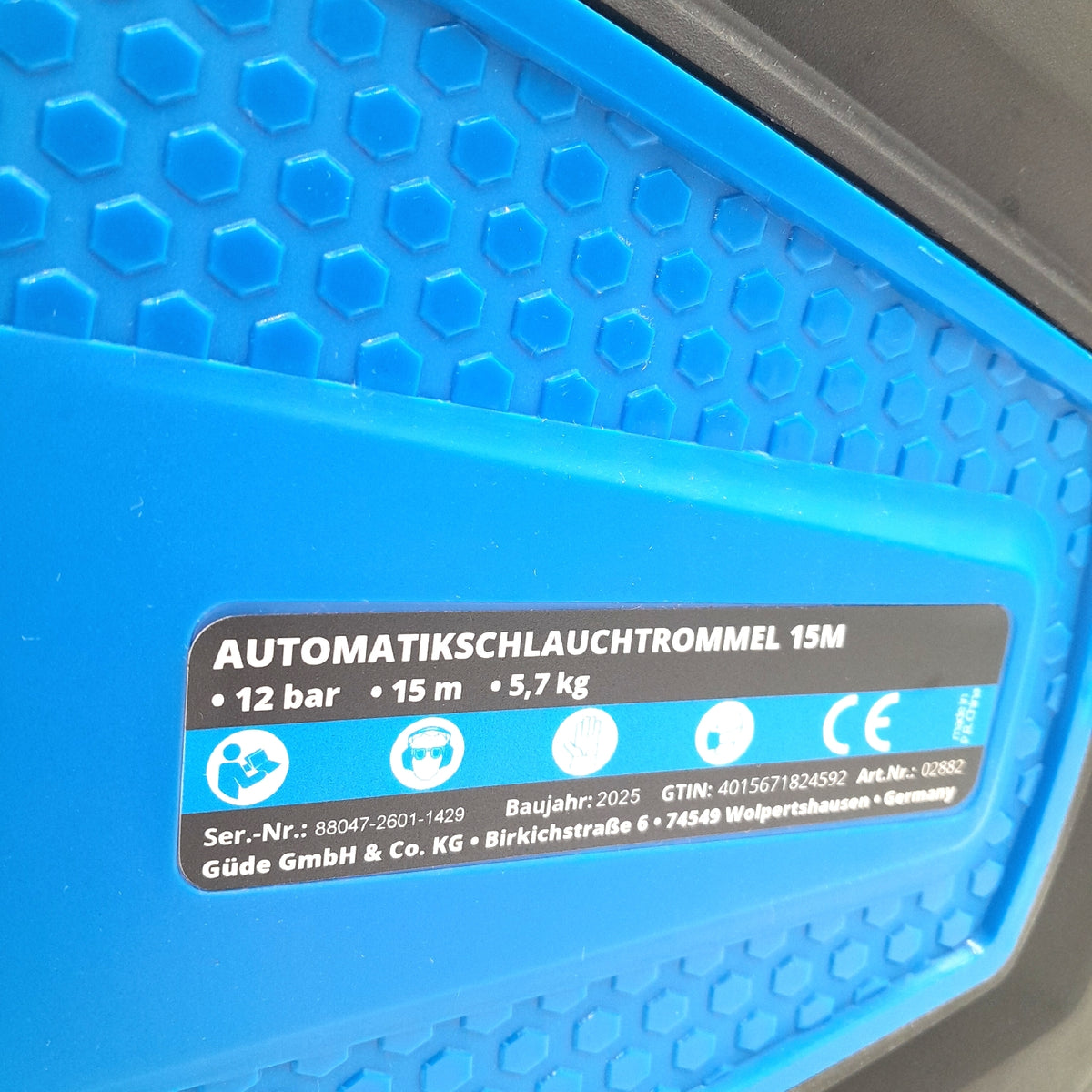 Güde Schlauchtrommel Gartenzubehör 02882 Automatik Wasserversorgung