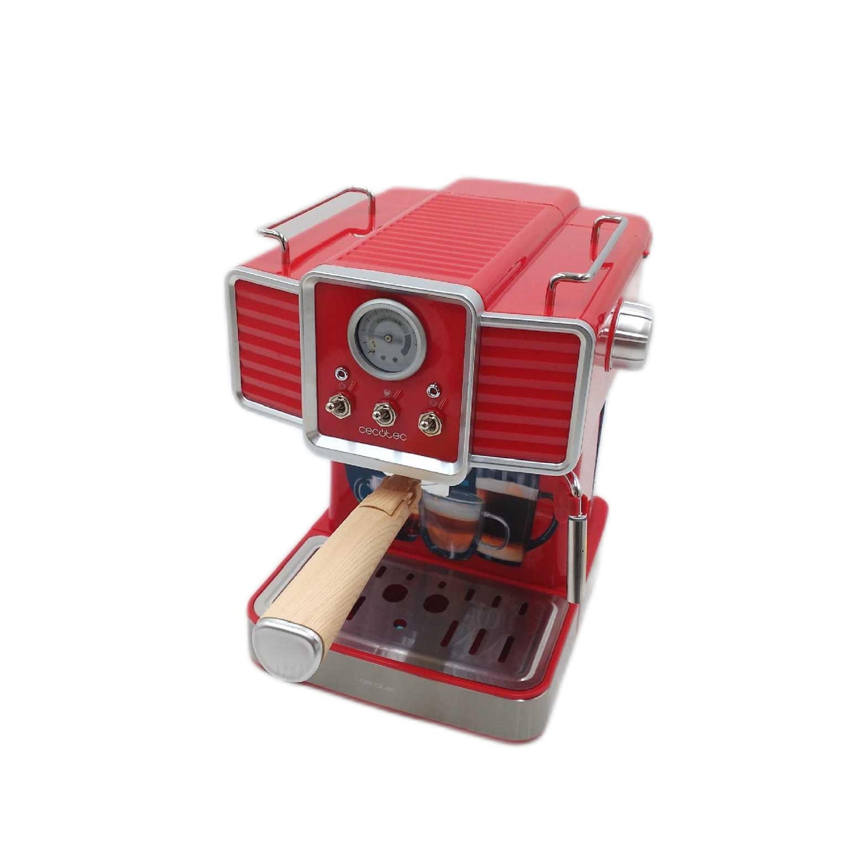 Cecotec Espresso Maschine Kaffeemaschinen Power Espresso 20 Traditionell Hellrot Effizient
