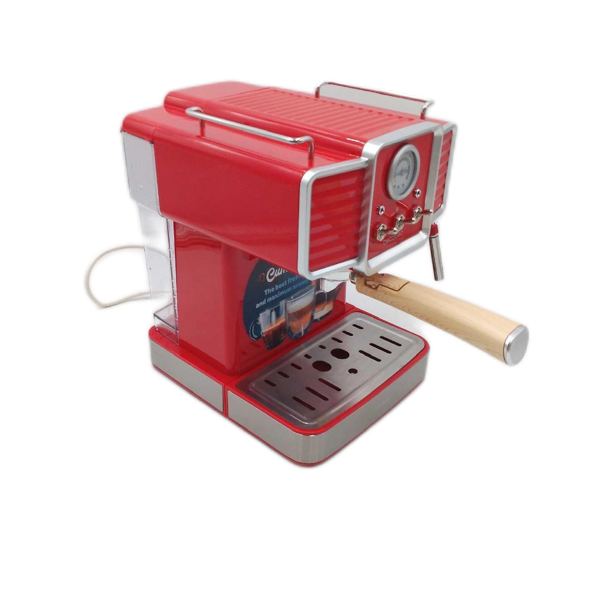 Cecotec Espresso Maschine Kaffeemaschinen Power Espresso 20 Traditionell Hellrot Effizient
