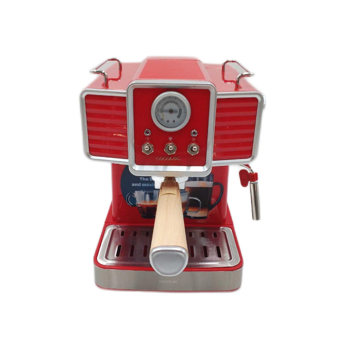 Cecotec Espresso Maschine Kaffeemaschinen Power Espresso 20 Traditionell Hellrot Effizient