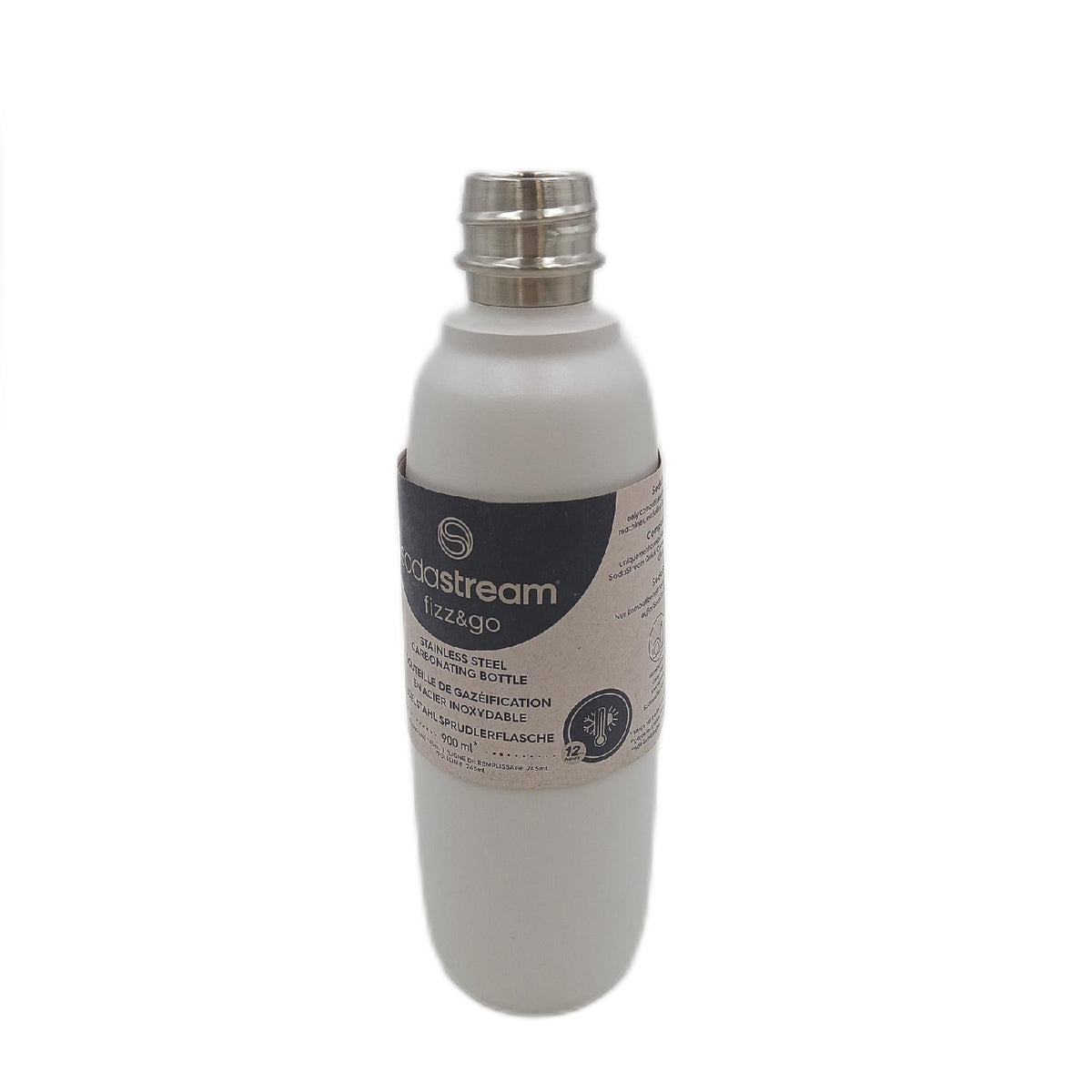 SodaStream 09L Fizz go COOL Metallflasche Sand ohne Deckel