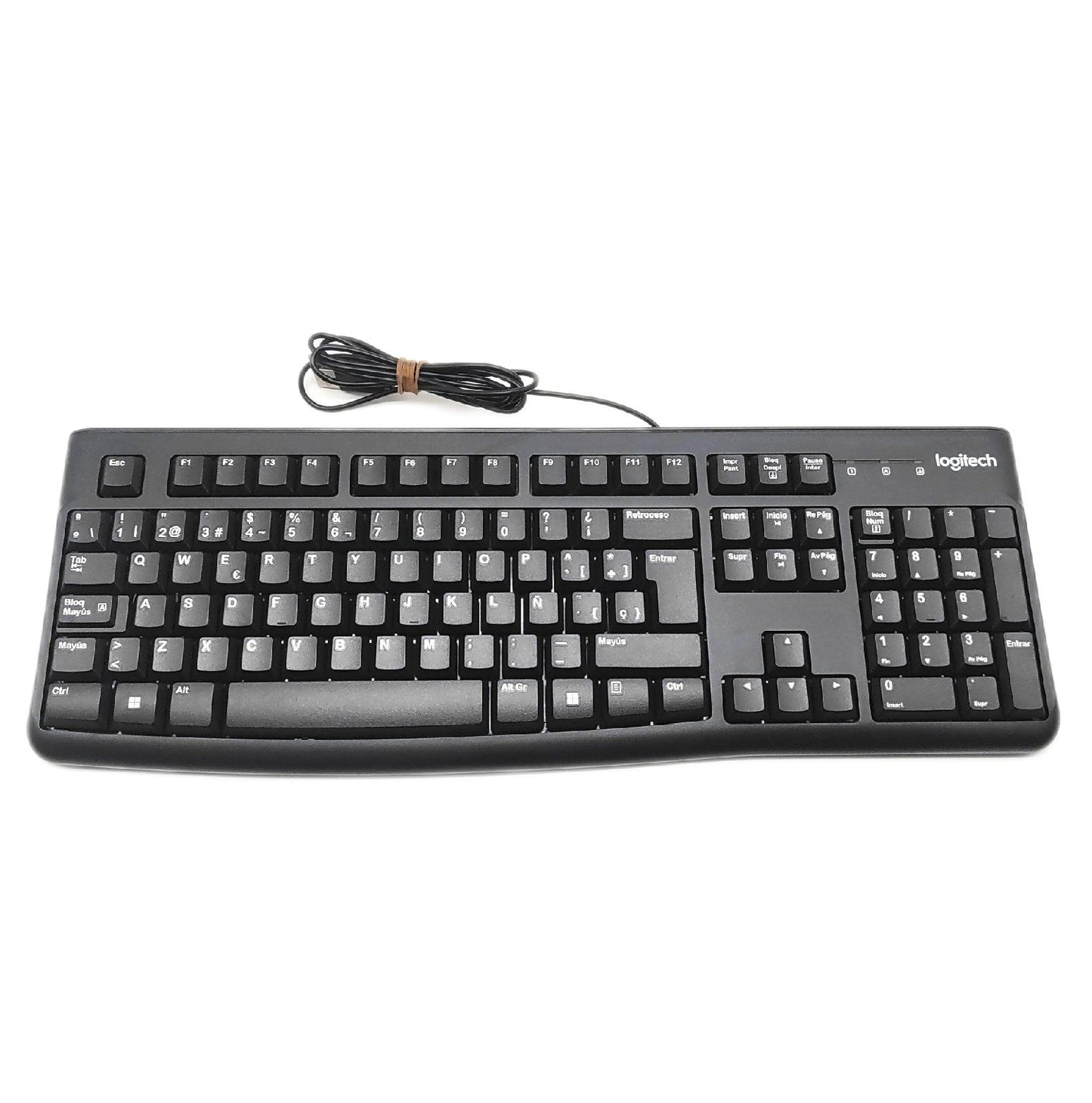Logitech Tastatur Kabelgebundene Computerzubehör K120 Windows QWERTY Standard