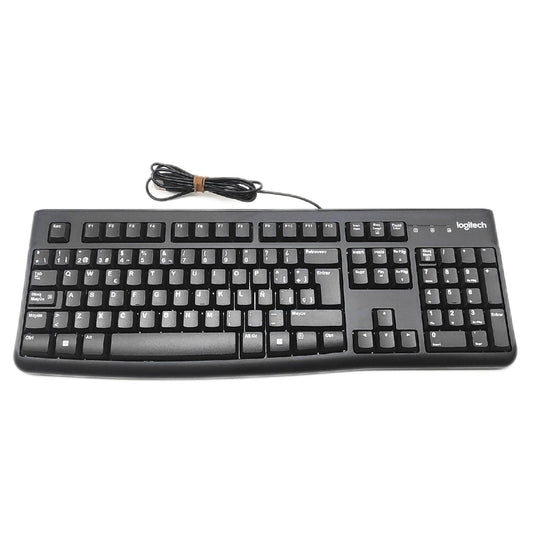 Logitech Tastatur Kabelgebundene Computerzubehör K120 Windows QWERTY Standard