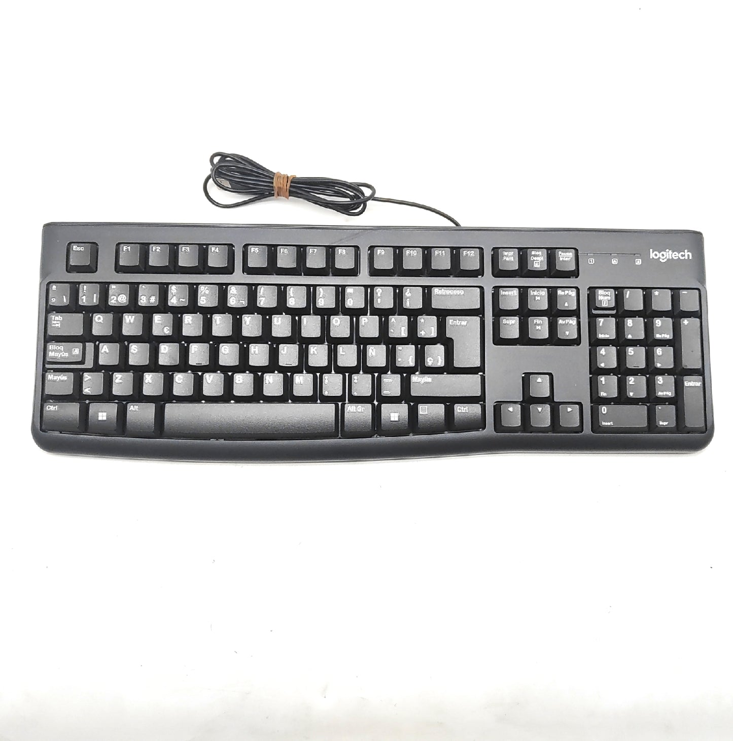 Logitech Tastatur Kabelgebundene Computerzubehör K120 Windows QWERTY Standard