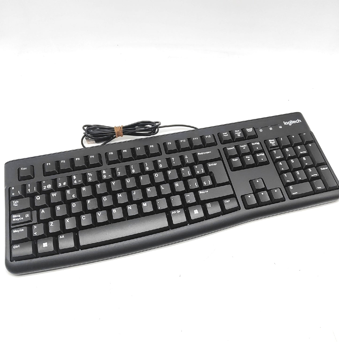 Logitech Tastatur Kabelgebundene Computerzubehör K120 Windows QWERTY Standard
