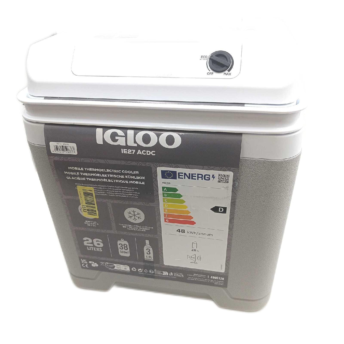 IGLOO elektrische Kühlbox Autozubehör IE27 27 Liter Kompakte kühle