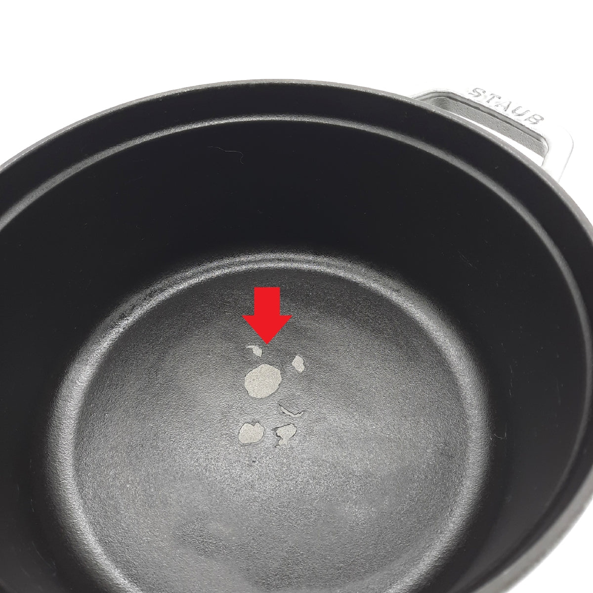 STAUB La Cocotte Gusseisen Kasserolle Graphit Grau 24 cm Dutch Ovens Ko - Defekt