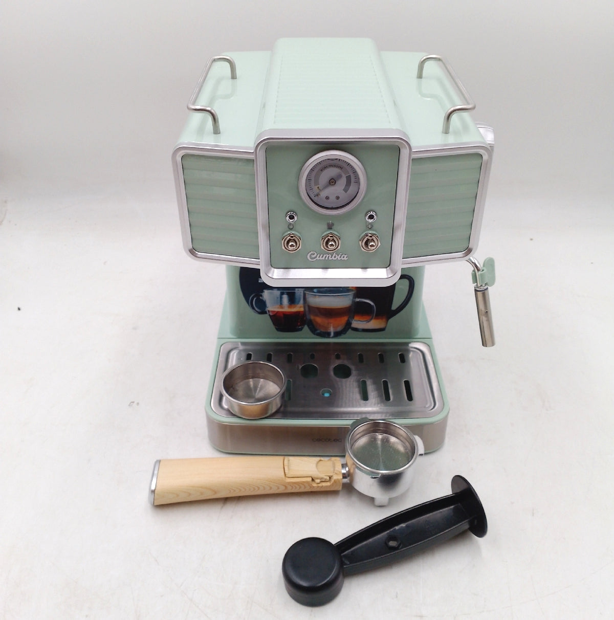 Cecotec Express Power Espresso 20 Hellgrun Defekt Wassertank Undicht