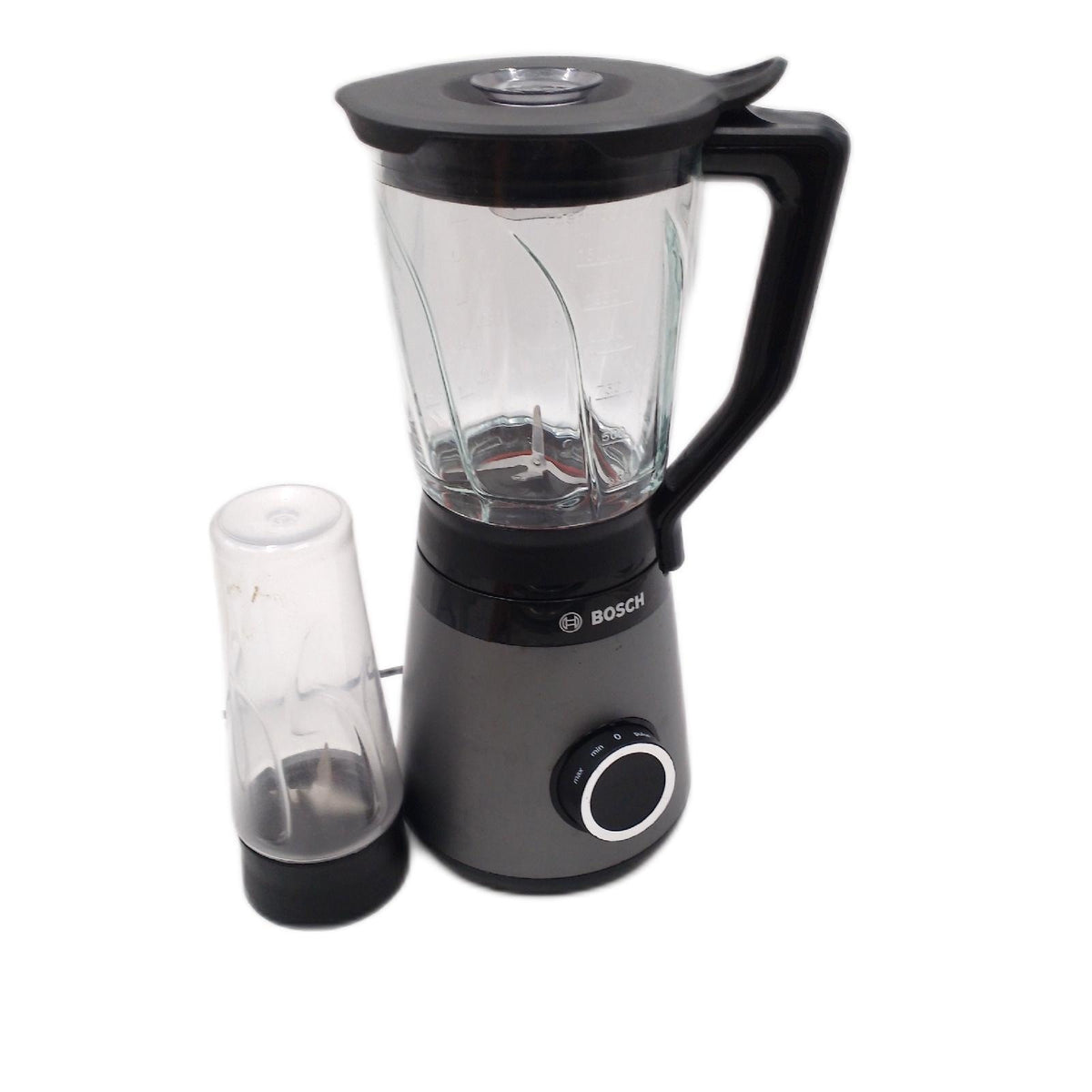 Bosch Standmixer VitaPower Serie 4 MMB6174SN 1200 W Glasbehälter Edelstahlmesser ToGo Flasche