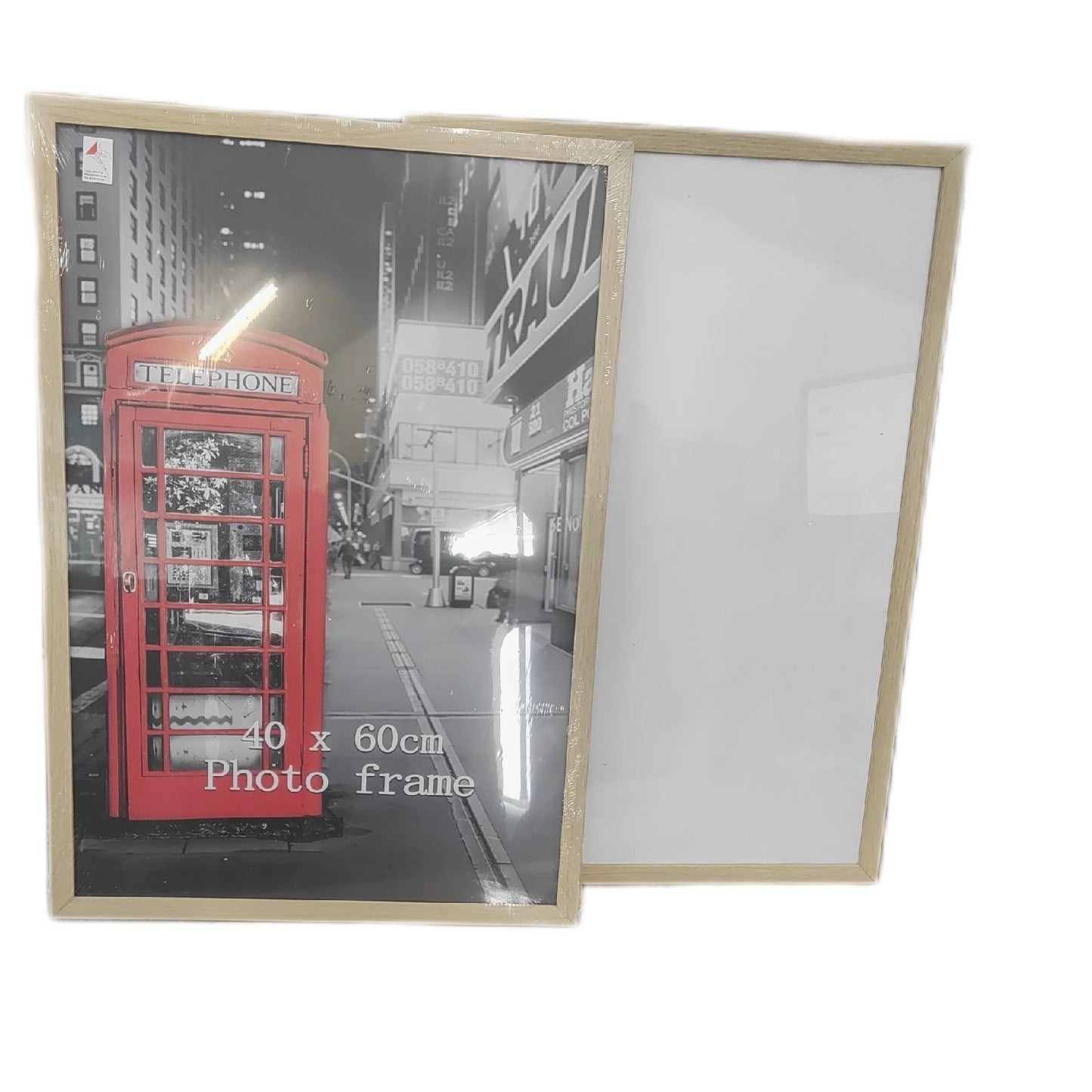 Hoikwo 2er Set Rahmen 40 x 60 cm Naturholz 60 x