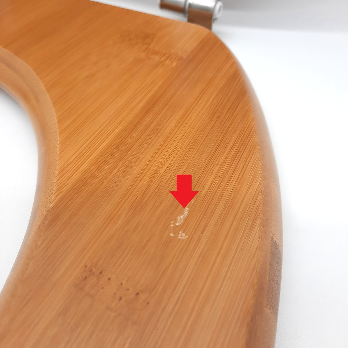 MSV Bambus-WC-Sitz mit Edelstahlscharnieren, MDF, Edelstahl, 42,-Beschädigung