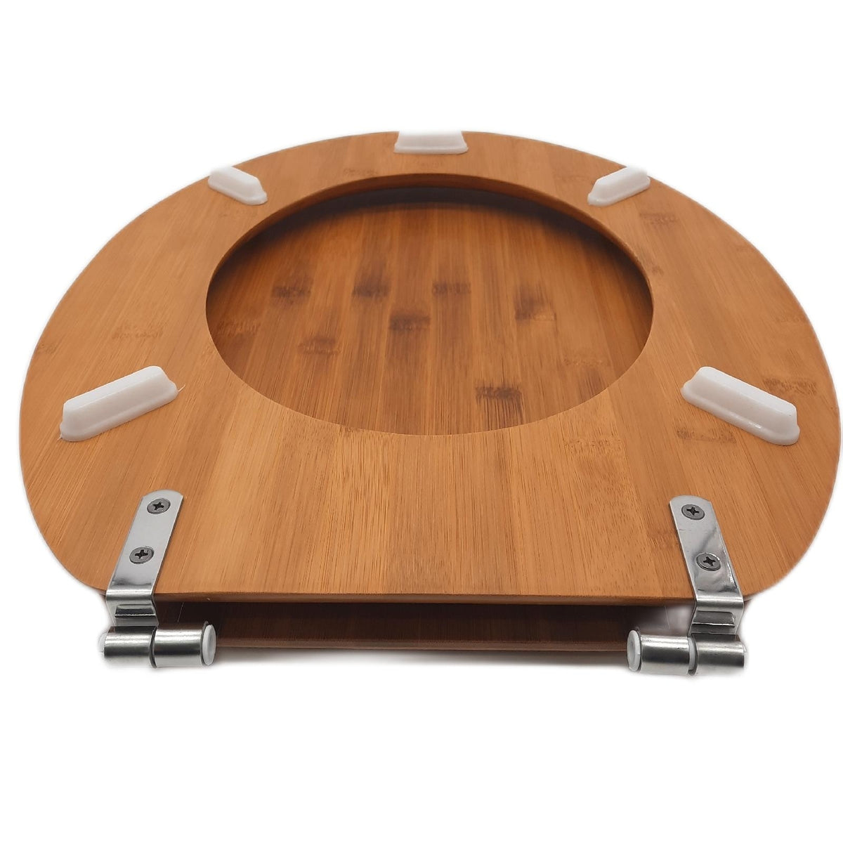 MSV Bambus-WC-Sitz mit Edelstahlscharnieren, MDF, Edelstahl, 42,-Beschädigung