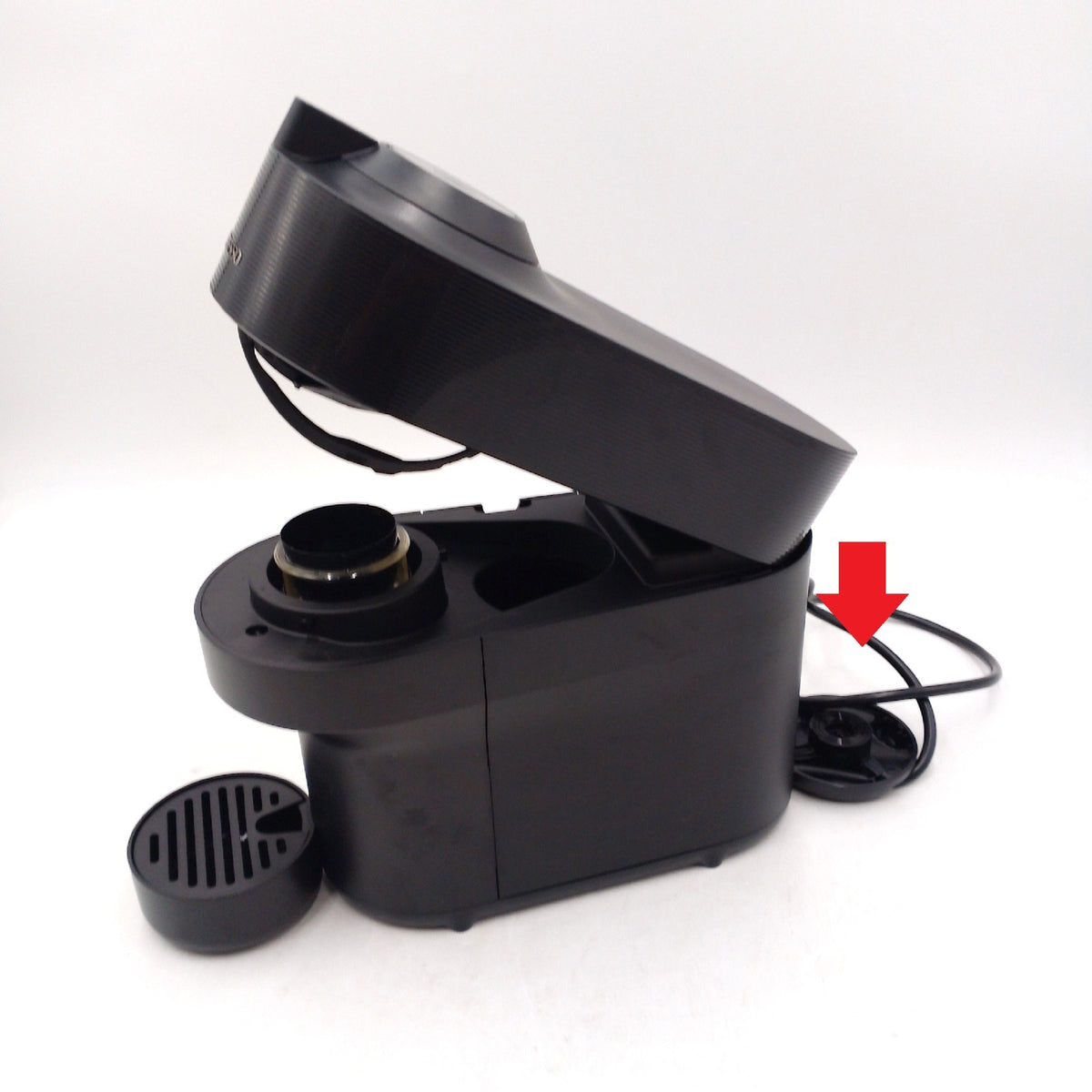 Krups XN911B Nespresso Vertuo Next Kaffeemaschine Hellgrau Wassert