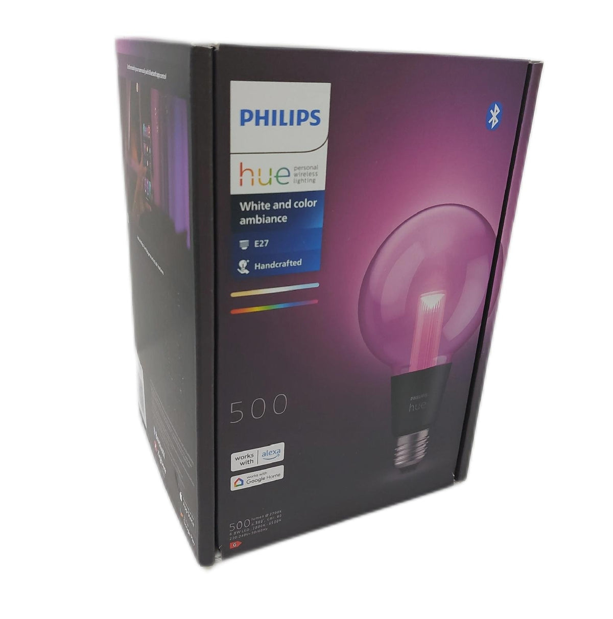 Hue Lightguide smarte Lampe Globe Form G95 kleine weiße farbige Beleuchtung e27