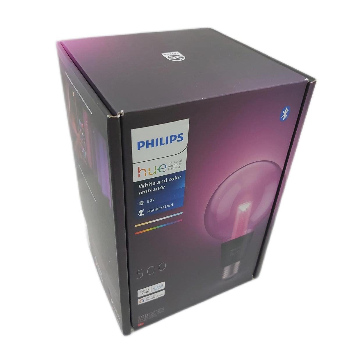 Hue Lightguide smarte Lampe Globe Form G95 kleine weiße farbige Beleuchtung e27