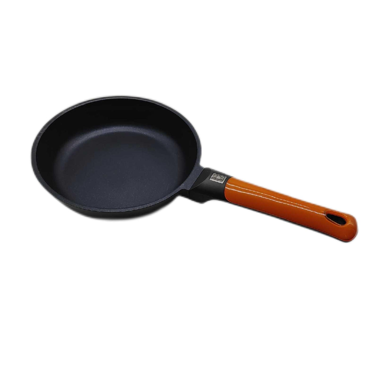 BRA Efficient Orange 2er Set Bratpfannen Aluminiumguss 22 und 26 cm