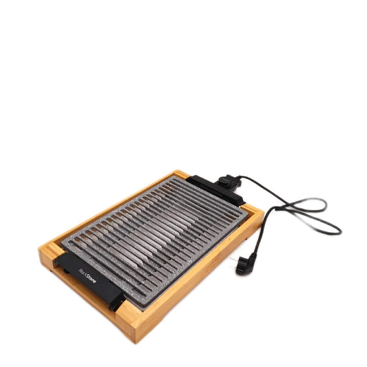 Cecotec Elektrogrill Küchengeräte Electric Asar Iron Leaky Grillfläche Bambus