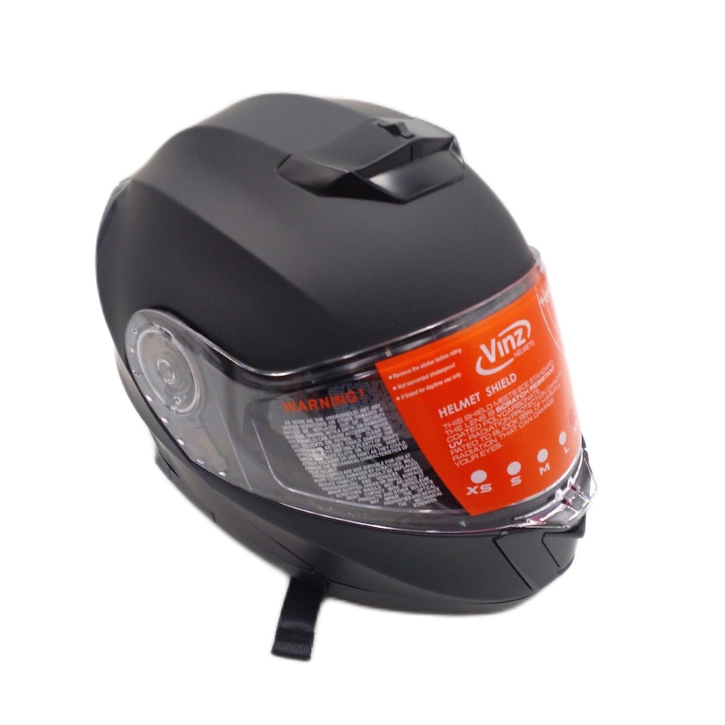 VINZ Motorradhelm Helme Santos Modularhelm mit Sonnenblende Komfort Sicherheit Style XL 60-61 cm