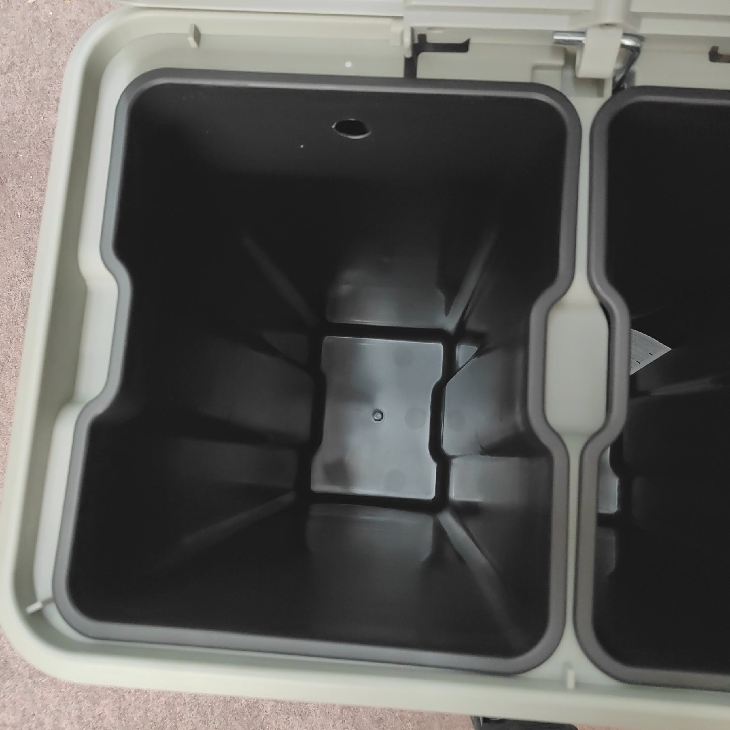 Küchenabfalleimer 2 x 30 L Doppelter Abfalleimer für Recycling und