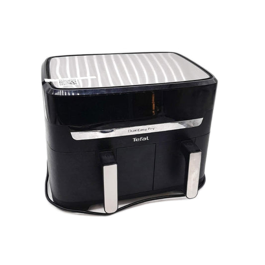 Tefal EY9018 Dual Easy Fry Doppelkammer Heissluftfritteuse Def