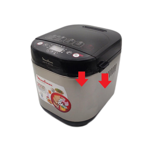 Moulinex Brot Flower Delight Brotbackautomat ohne Knethaken mit Dellen