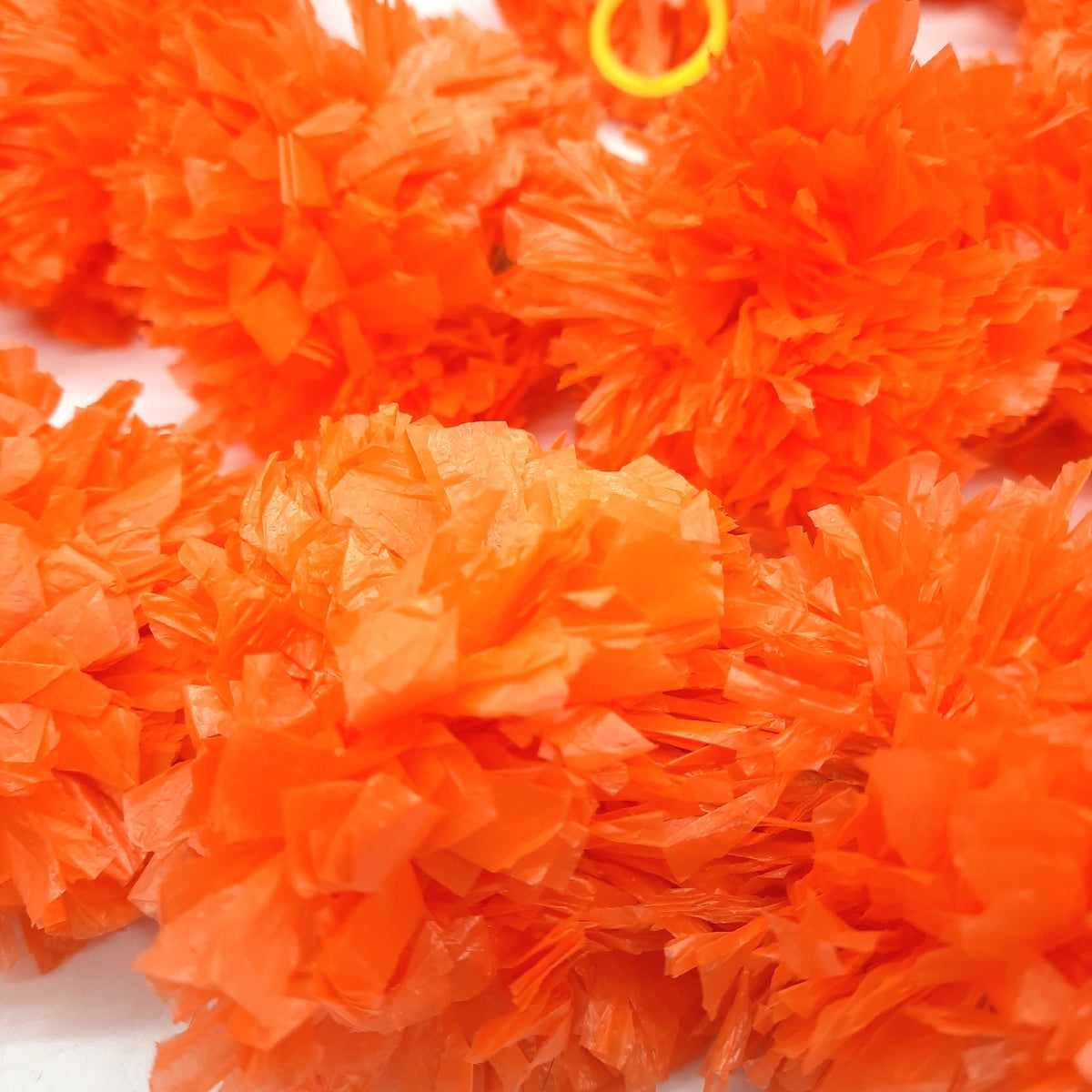 Po Veg künstliche Blumen Girlande Dekoration Ringelblume hellorange 152 cm Garten D