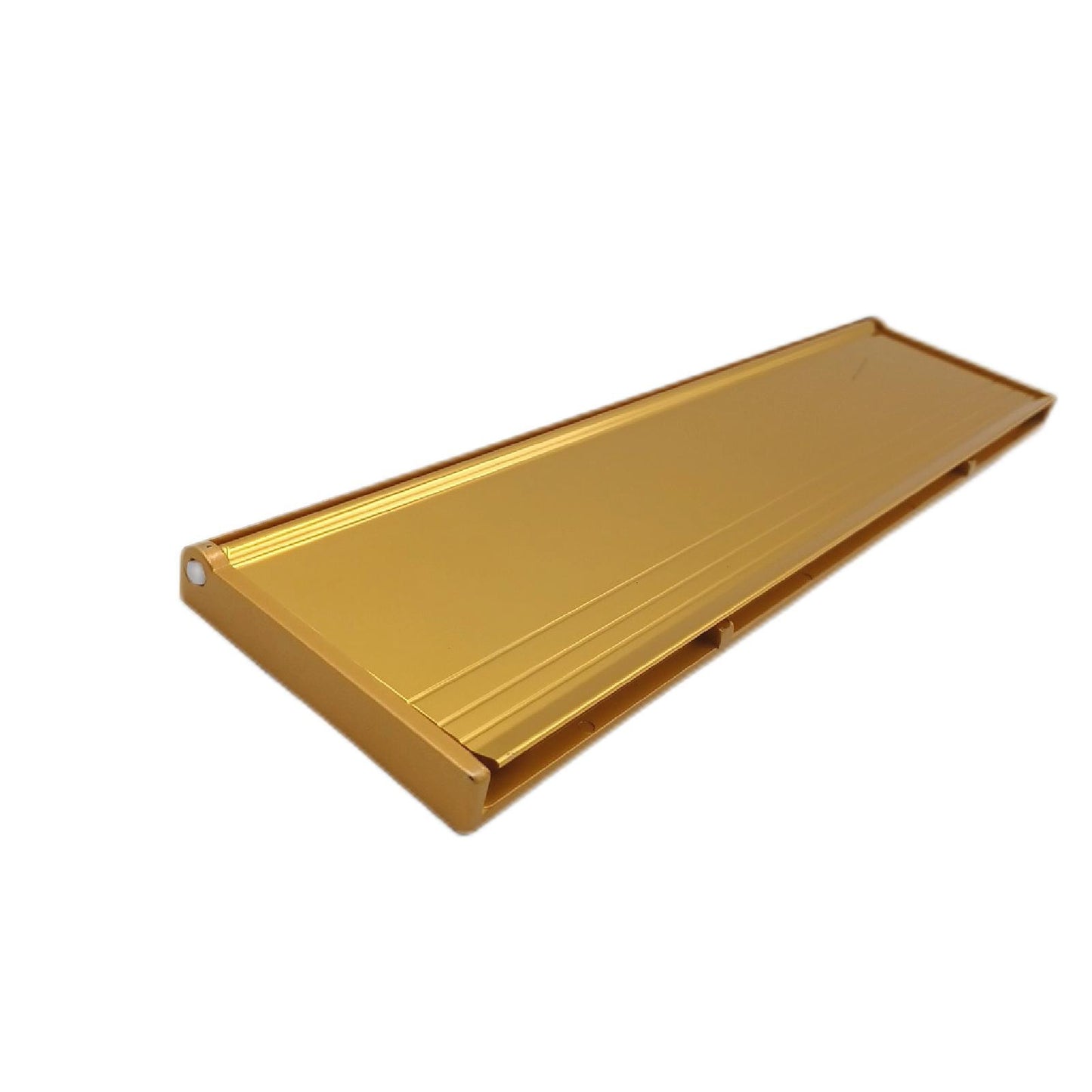 Exitex Briefschlitz Verschluss Zubehör Zugluft Klappe goldfarben für Türen und Fenster