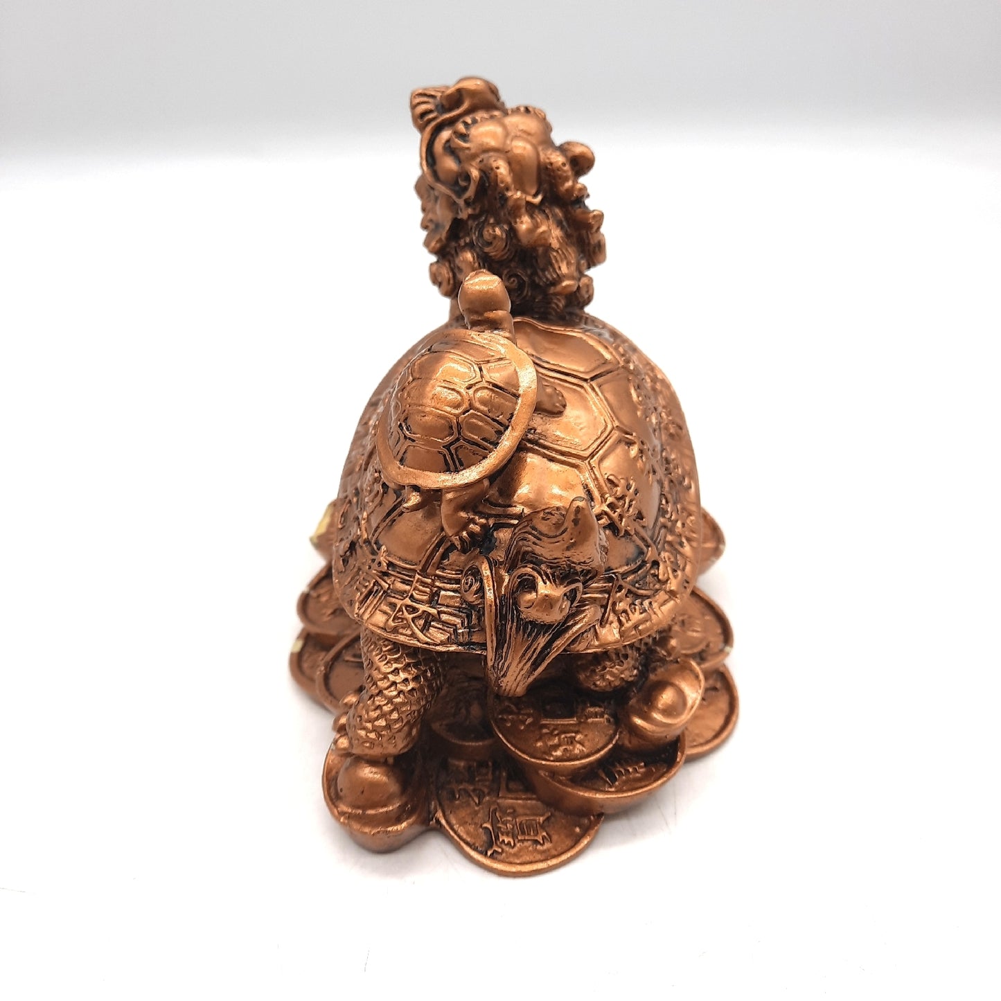 Healifty Feng Shui Deko Schildkroete Skulptur Drache leichte Beschädigung