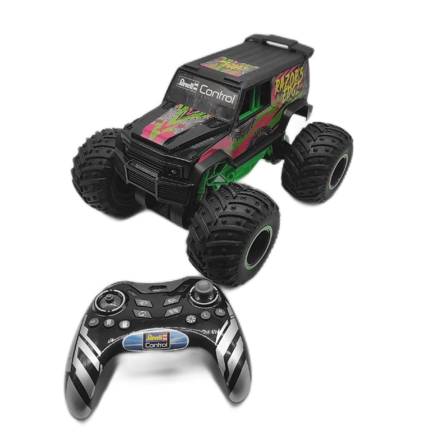 Revell RC Monster Truck I Razors Edge kraftvolle GHz Fernsteuerung Knopf defekt funktioniert