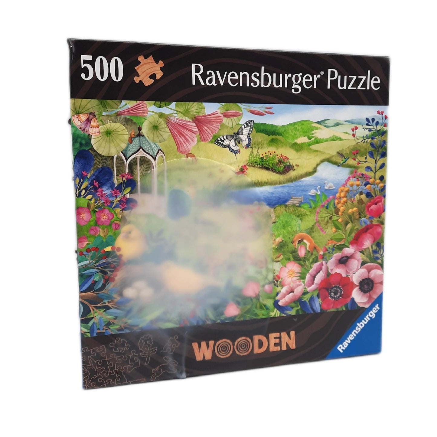 Ravensburger Holzpuzzle Puzzle Spiele Wilder Garten 500 Teile stabilen langlebig Puzzlespaß