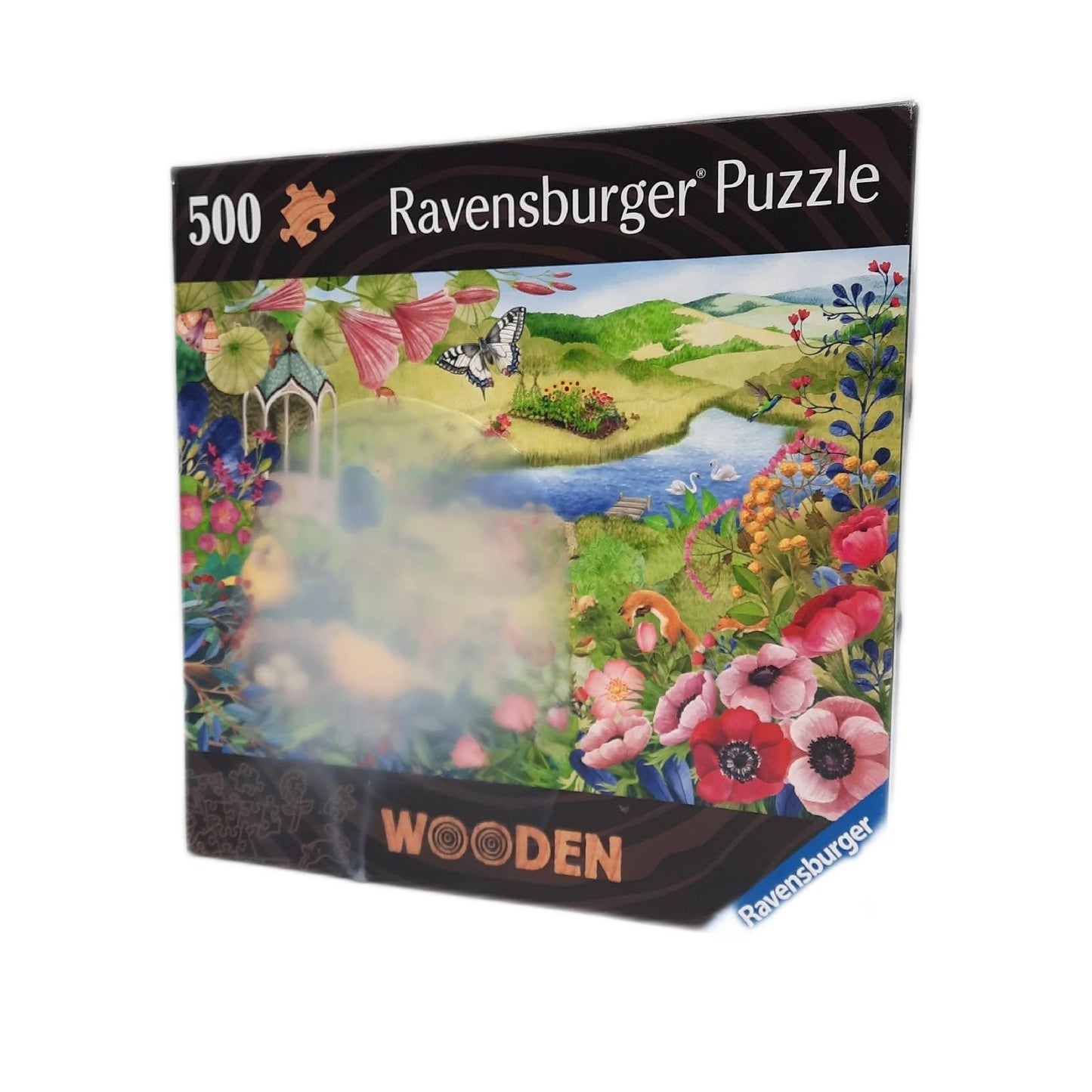 Ravensburger Holzpuzzle Puzzle Spiele Wilder Garten 500 Teile stabilen langlebig Puzzlespaß