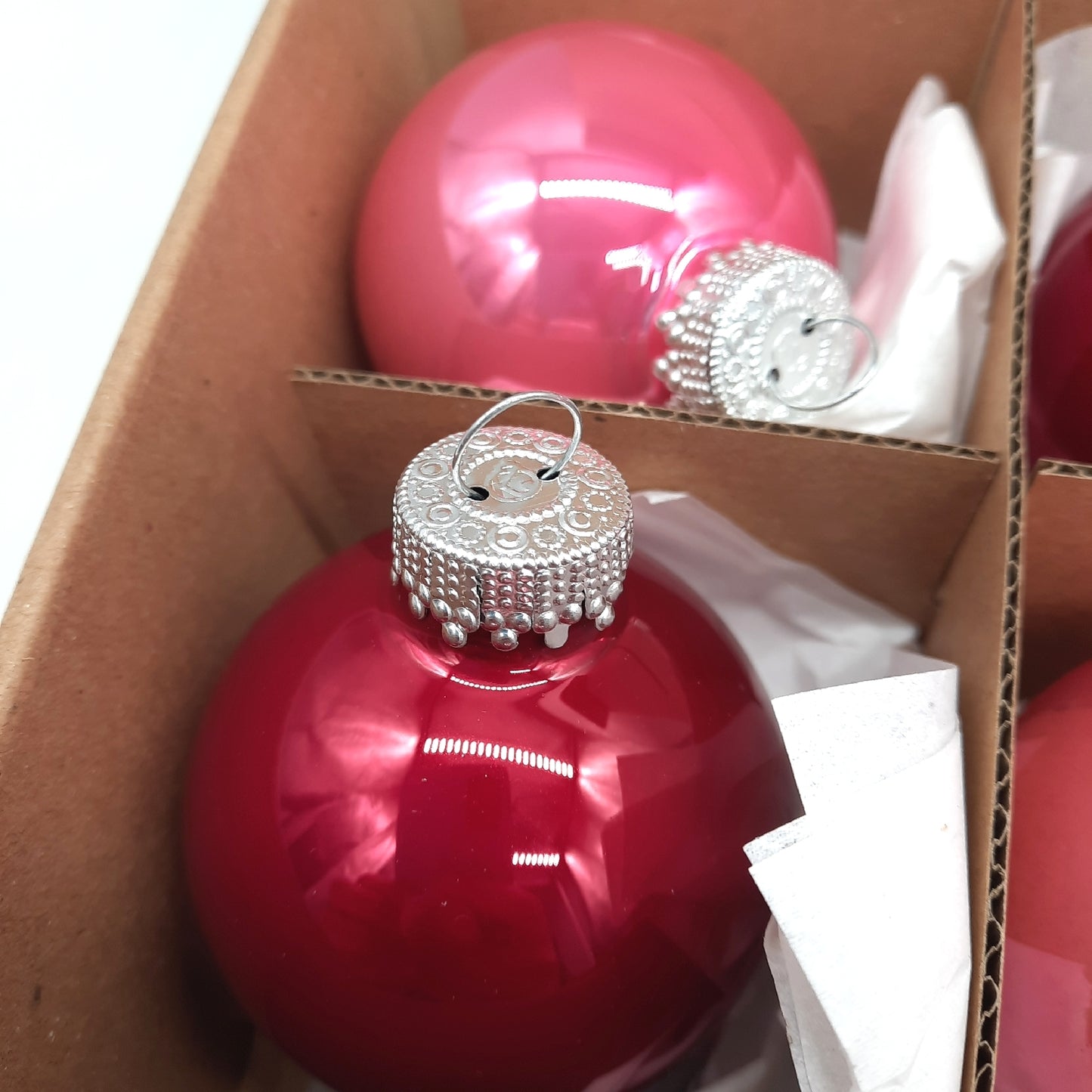 Hemann Christbaumkugeln Weihnachtsschmuck Deco 20er Set Berry Mix fest