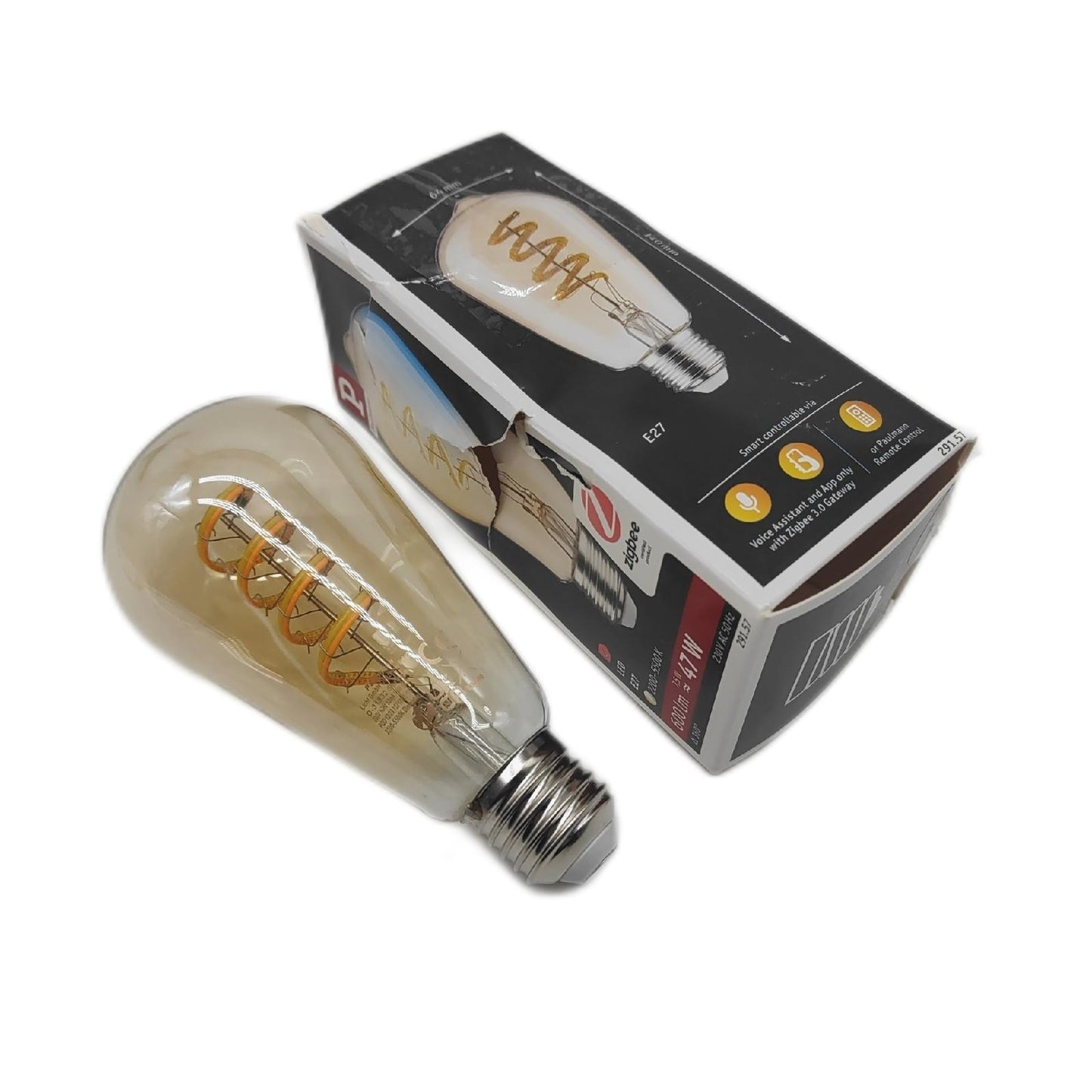 Paulmann LED Lampe Beleuchtung Filam t 230V Smart Home Zigbee Kolb ST