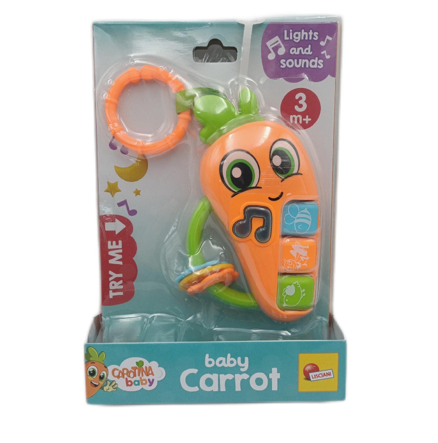 Lisciani Baby Rassel Babyspielzeug Carotina Musikspielzeug Für Kinder Spaß Spiel