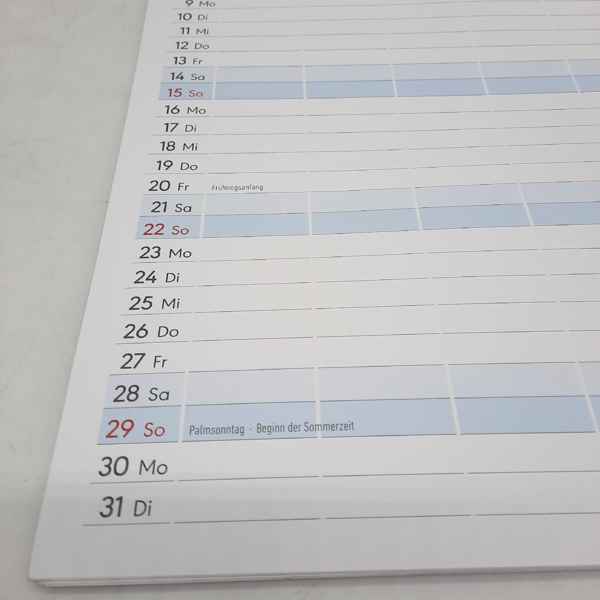 Alpha Edition - Kreativ-Kalender Familienplaner 2026 – Bastelkalender 19,5×45 cm mit 5 Spalten – individuell gestaltbar mit Foto, Zeichnung & Bastelideen – mit Notizplatz, inkl. Stickerbogen