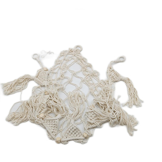 Boho Kuscheltier Aufbewahrung Hängematte Stofftier Netz Spielzeug Organizer H