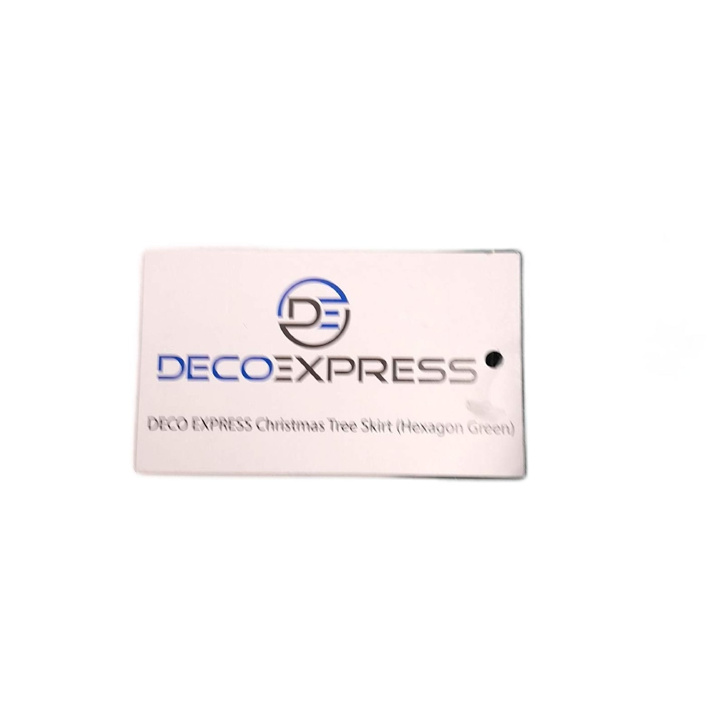 DECO EXPRESS Christbaumstaender Abdeckung Weihnachtsdeko 85 x 25 cm Glitzer