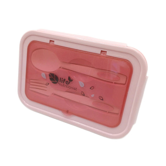 Relota Brotdose Lunchbox Haushaltswaren 3 Fachen Loffel Gabel BPA