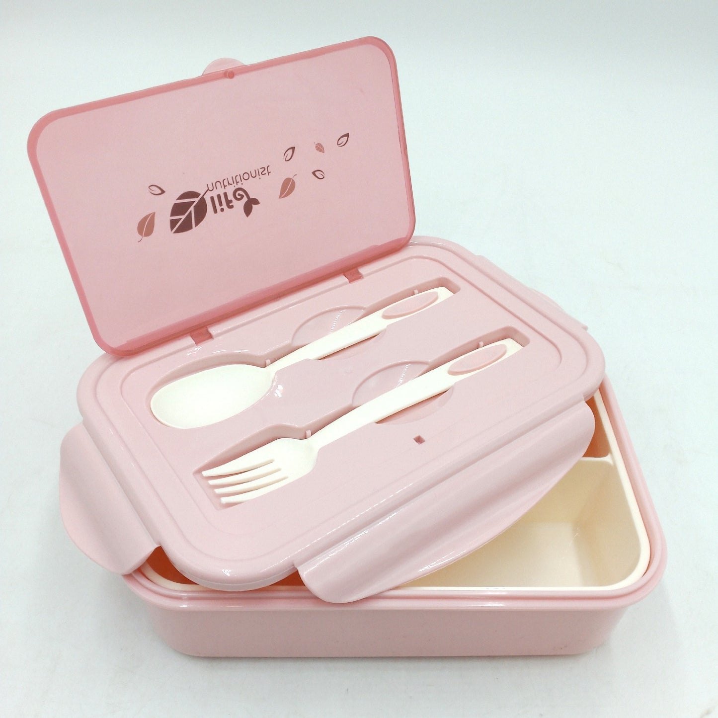 Relota Brotdose Lunchbox Haushaltswaren 3 Fachen Loffel Gabel BPA