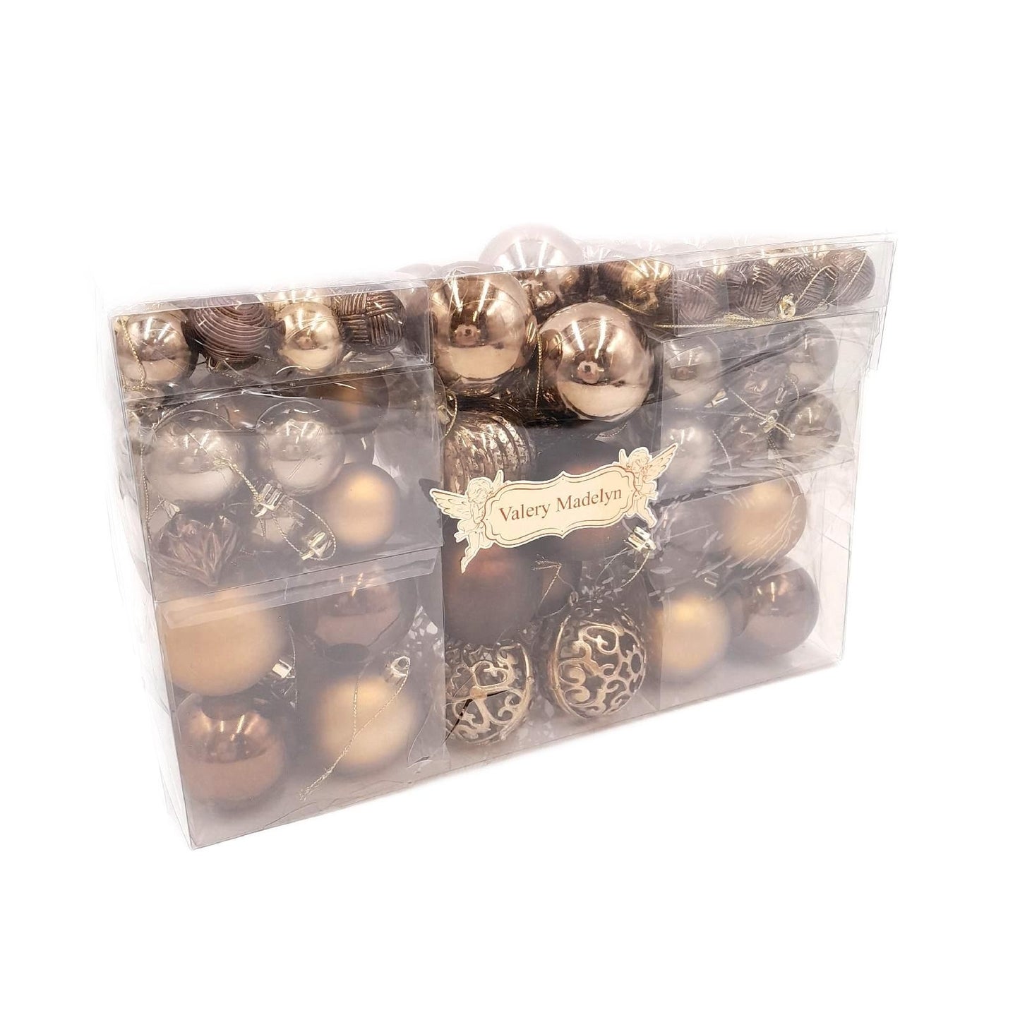 Valery Madelyn Weihnachtskugeln Christbaumschmuck Weihnachtsdeko Geschenkpaket