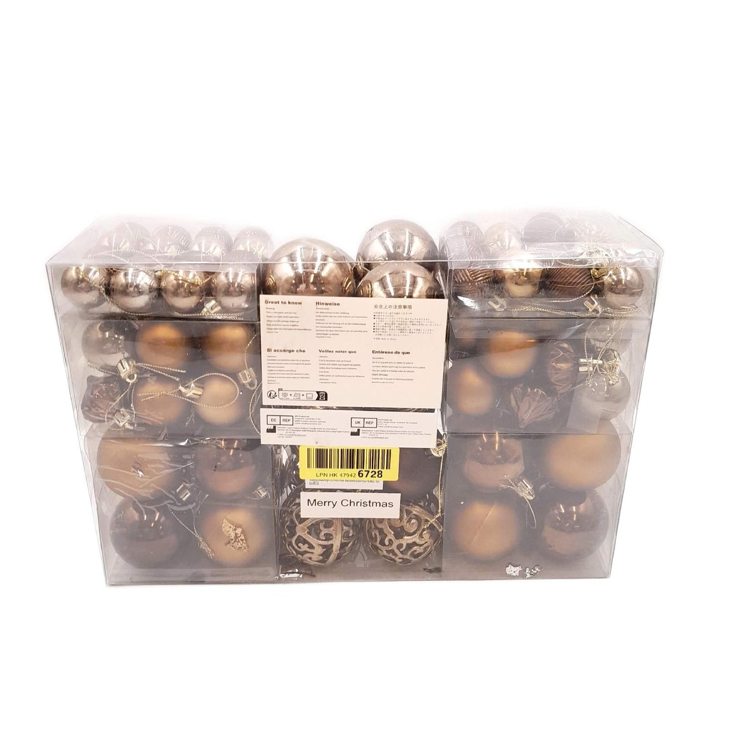 Valery Madelyn Weihnachtskugeln Christbaumschmuck Weihnachtsdeko Geschenkpaket