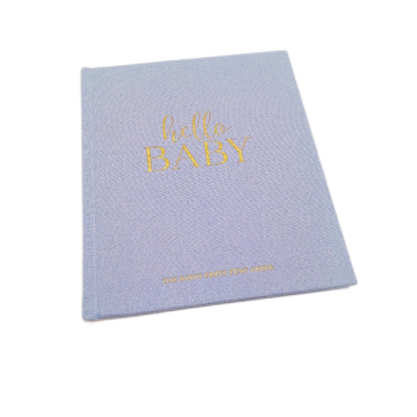 Lanpn Babytagebuch Baby Erinnerungsbuch Erstes 5 Jahr Leinen Hardcover Mädchen Junge