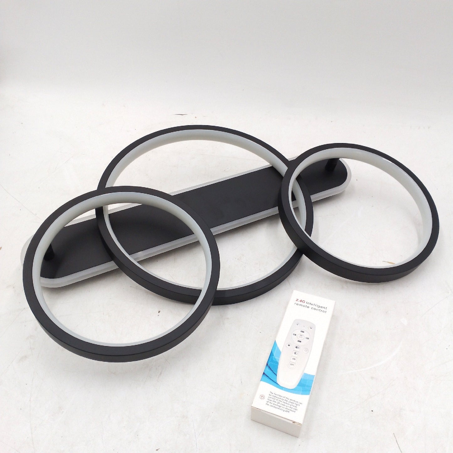 LED Deckenlampe Deckenleuchte Beleuchtung Ringform Modell Einstellbar Dimmbar